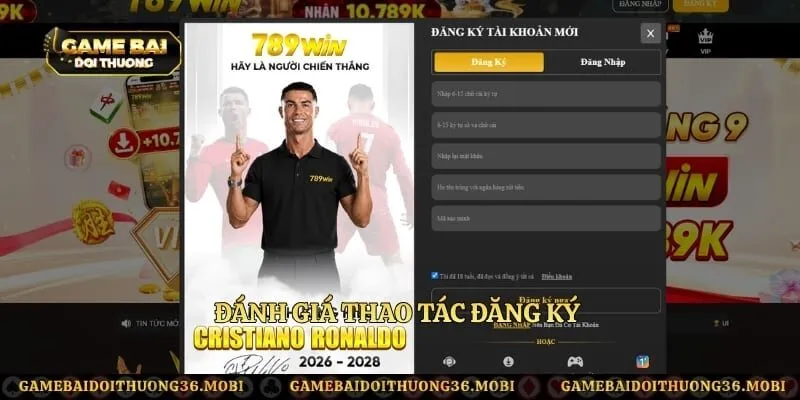 Đánh giá thao tác đăng ký 